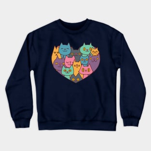 Cats in my heart Crewneck Sweatshirt